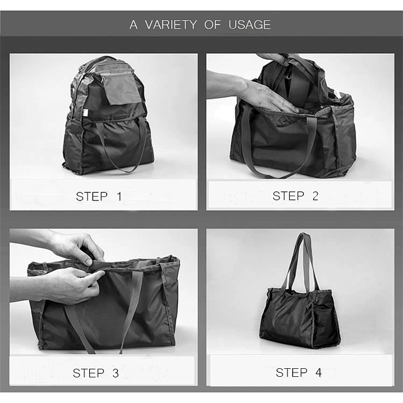 Summer New Outdoor Waterproof Folding Backpack Shoulder Bag Laptop Storage Bag