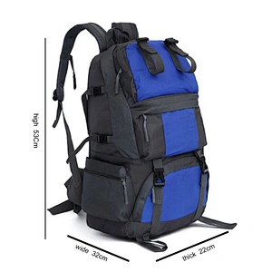 Printed logo hiking backpack travel backpacking outdoor