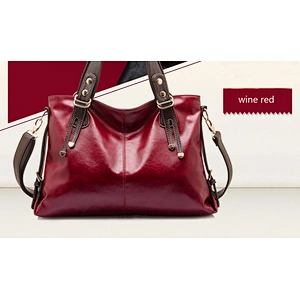 China Supplier Hot Selling Ladies Bag Fashion Genuine Calf Leather Handbags for Women