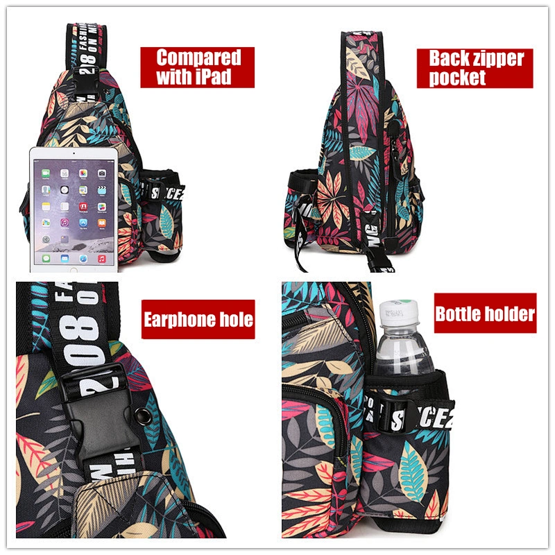 trendy travel sport crossbody shoulder sling  Korean cheap backpack bag for teenagers