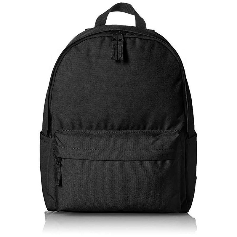 solid color backpack bag amazon school bags 2019 camping 600d polyester black simple style backpack
