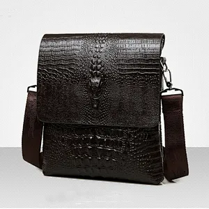 Leather Black Crocodile Sling 10