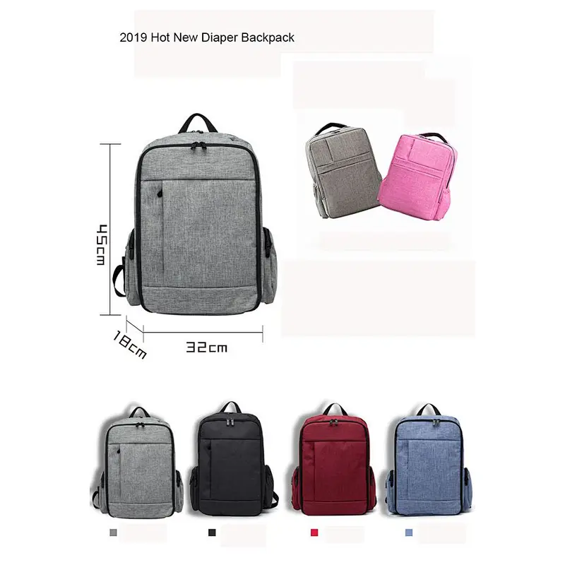 Candy Colors Unisex Mother Backpack stroller diaper caddy bags Diapers Mum Bag Backpack