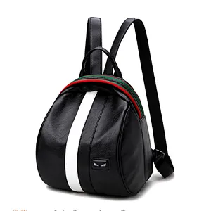 Girls small leisure backpack woman black elegant cute sling backpack for women