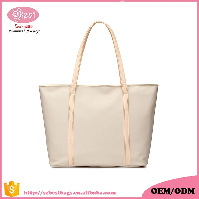 Best Tote bag for Women Leather Nylon Shoulder Bag Large Capacity Work fit 15.6 inch Female Handbags Fashion