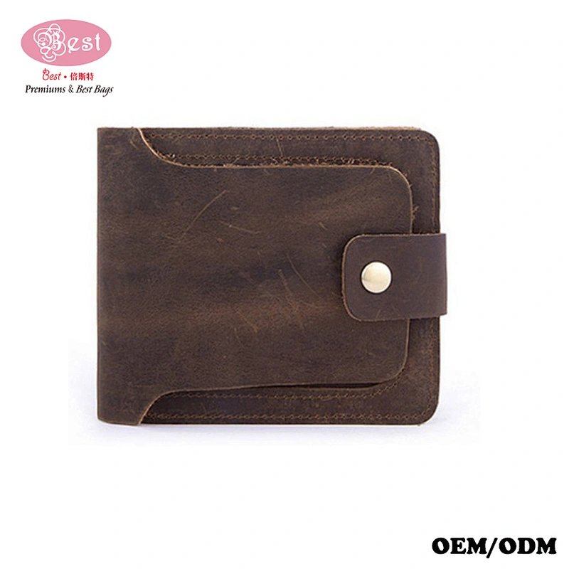 Wholesale Leather Purse Card Organizer Pouch Unisex Leather Wallets