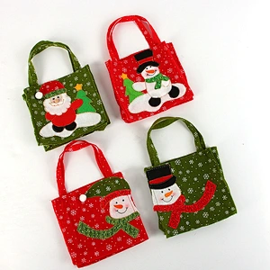 Promotional Gifts candy gift bag custom candy bag santa candy bag for girls