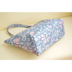 Customisable large utility heavy duty folding foldable polyester shopping handbag tote bag