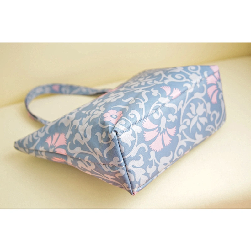 Customisable large utility heavy duty folding foldable polyester shopping handbag tote bag