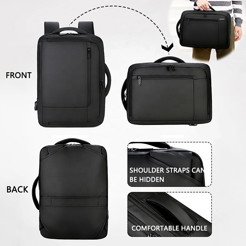 New Trendy 600d nylon backpack laptop bag new to 2019 waterproof USB charging travel giveaway men