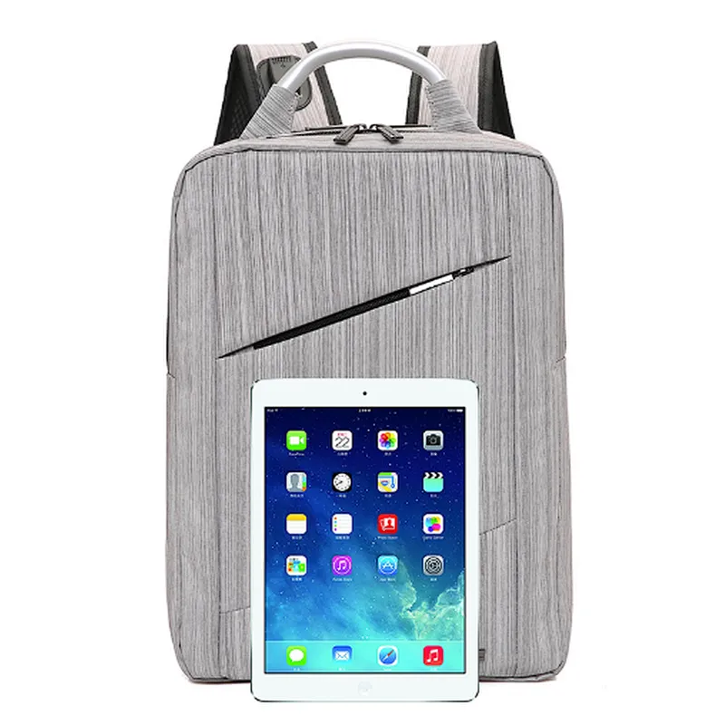 Vintage waterproof multifunction 12.5 inch nylon laptop backpack computer bag for men