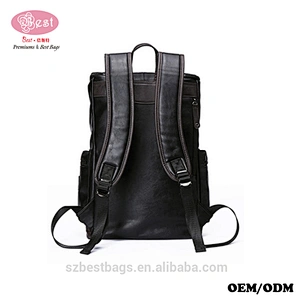 Hot sale Latest Leather Backpack Laptop Backpack Travelling Backpack for man