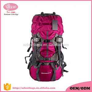 Chinese factory wholesale backpack camping camping hiking backpack, hiking camping backpack