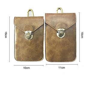 Men's Multi-function Leisure Pocket 5.5/7.5 inch Mobile Phone Bag Case