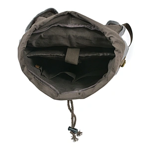 Waxed Canvas Leather Satchel Bookbag Computer Laptop Backpack Hiking Daypacks Mountaineering Bags