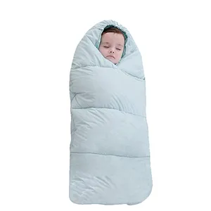 Multi-functional warm kick resistant temperature controlled and thickened baby sleeping bag for travel or outdoor activity