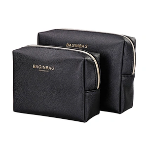 Branded promotional designer beautiful cute zipper toiletry pouch cosmetic bag