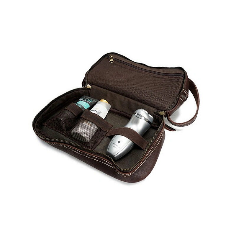 Fashion Leather cosmetic case bag women Zippered Makeup Bag organizador de maquillaje