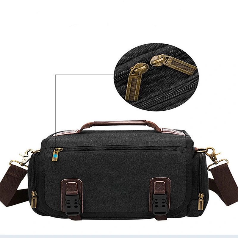 Thickened anti-shock waterproof large capacity nylon single- shoulder  camera bag for travel or outdoor activity