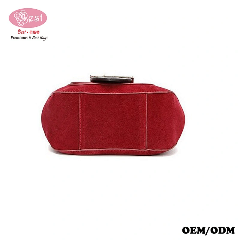 The Newest Designer Brand Suede Leather Mini Clutch Purse Long Chain Bag Ladies Handbags