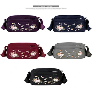 2020 OEM/ODM elegent practical simple big capacity lady embroidered shoulder bags for women for shopping