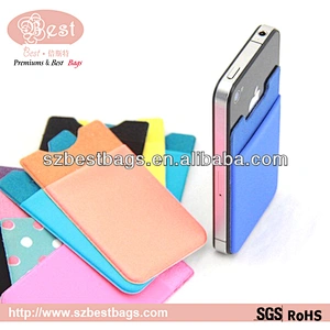 RFID blocking smart phone card wallet