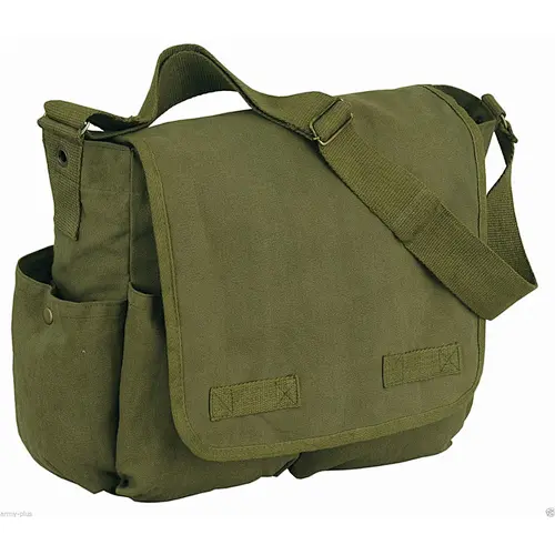 Vintage Army Green Military Messenger square crossbody bag rick and morty oem sneakers for men men Bag