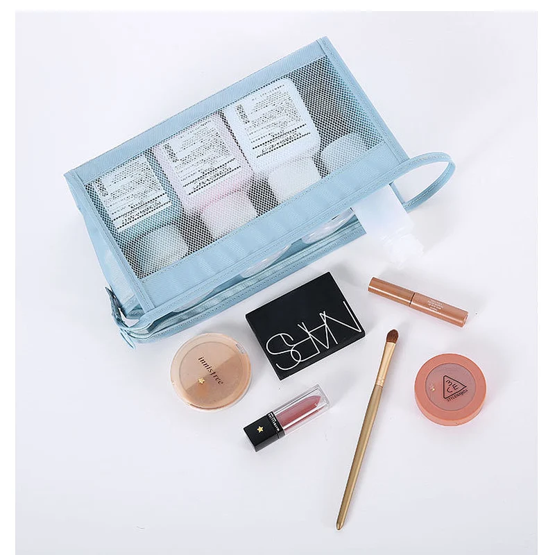 Simple Fashion Make Up Bag Organizer Train Case for Women  More Storage than 3 Cosmetic Bags Make Up Cases Washing Bag
