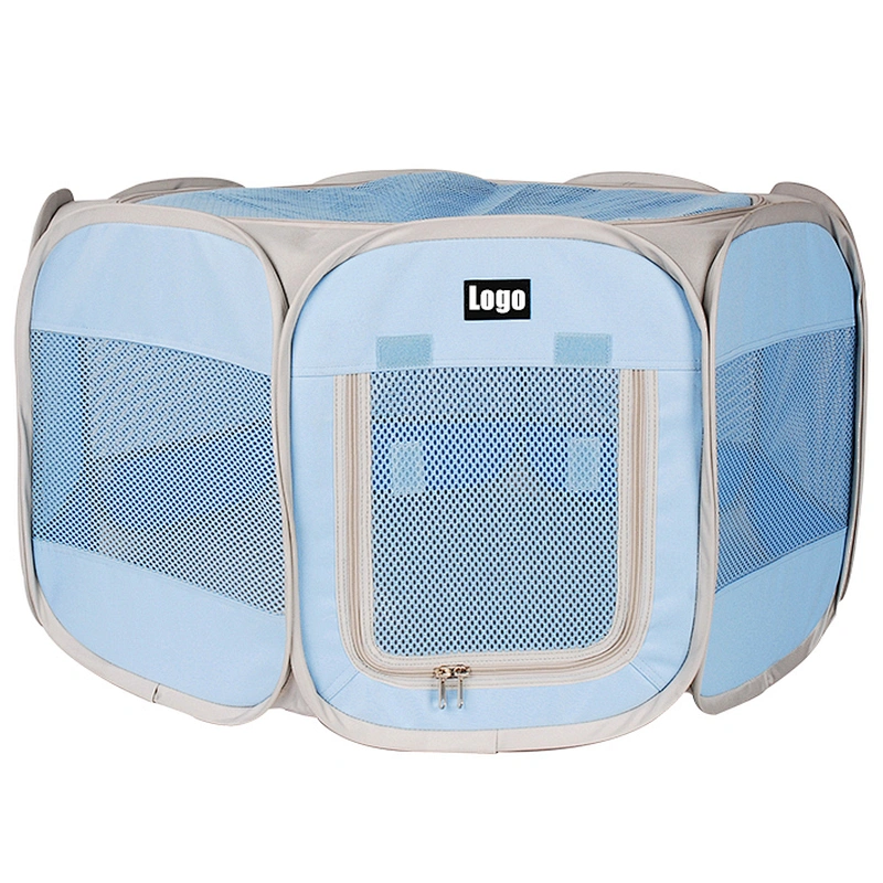 Folding portable indoor collapsible waterproof nylon mesh pet dog cat easy house play tent