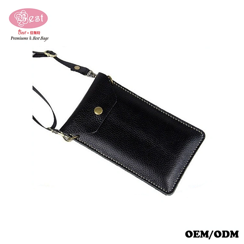 2019 New China Supplier Best Leather products Pockets Series Crossbody Bags for mobile phone Purse Wallet For Women