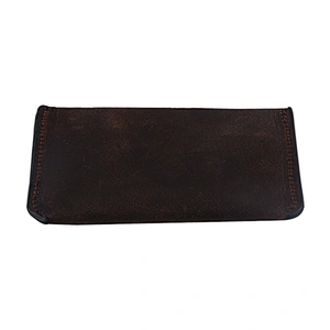 High-quality men's genuine leather short vintage wallet