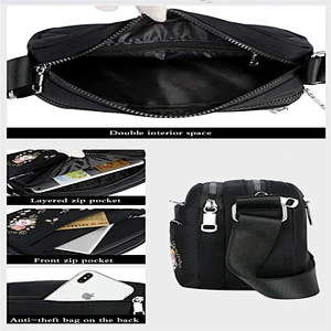 2020 Amazon top sellers stylish practical simple big capacity lady embroidered crossbody bag  for women for shopping
