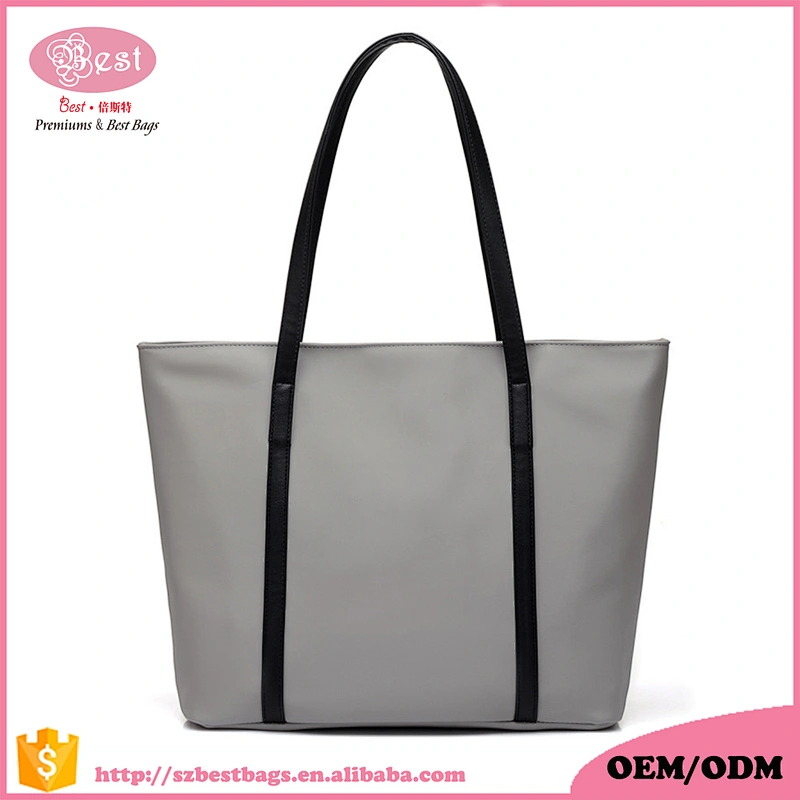 Best Tote bag for Women Leather Nylon Shoulder Bag Large Capacity Work fit 15.6 inch Female Handbags Fashion