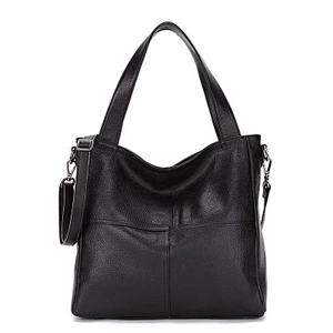China Supplier Fashion Lady Handbag Genuine Leather Tote Bag For Women Ladies Travel Bag