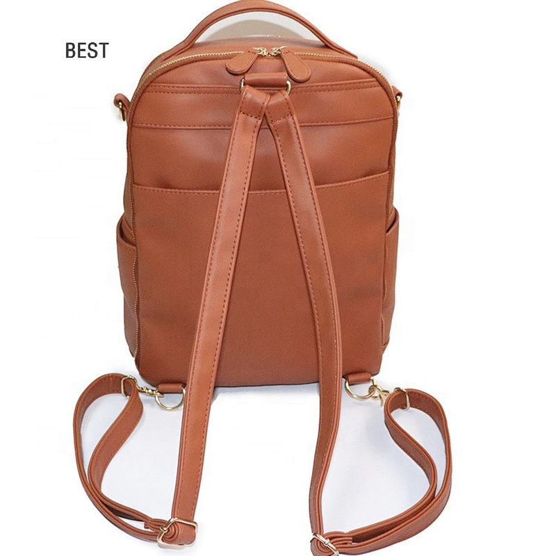 2019 Hot Selling Fashion Wholesale Custom LOGO Ladies PU Leather backpack Women