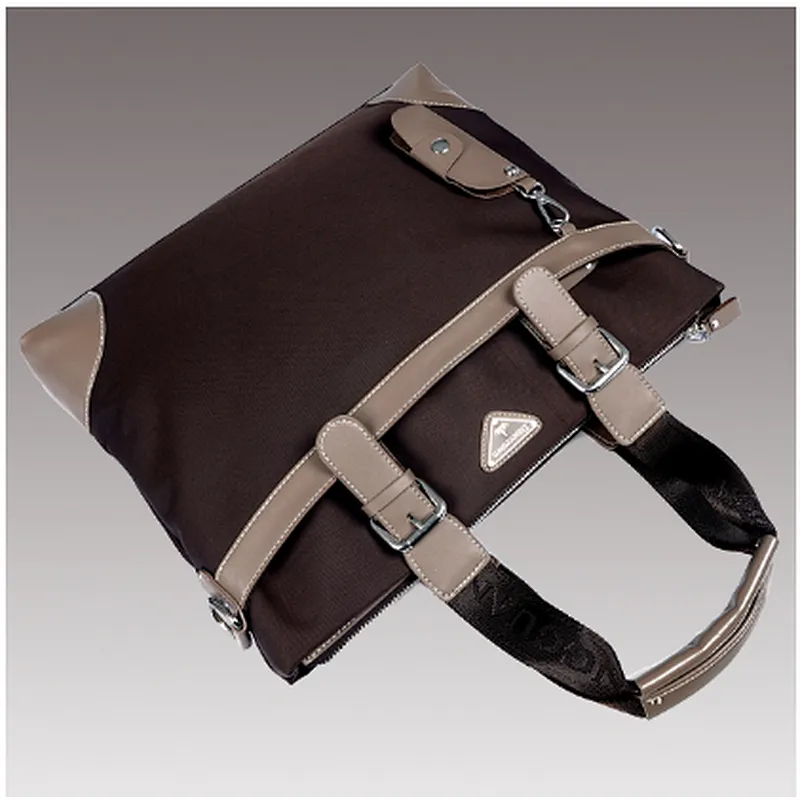 Famous brand mens business work handbag satchel hand bag for men