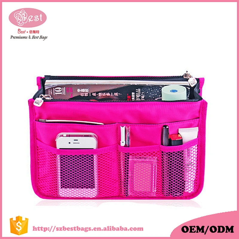Wholesale Custom trolley bags acrylic makeup organizer cosmetic bag