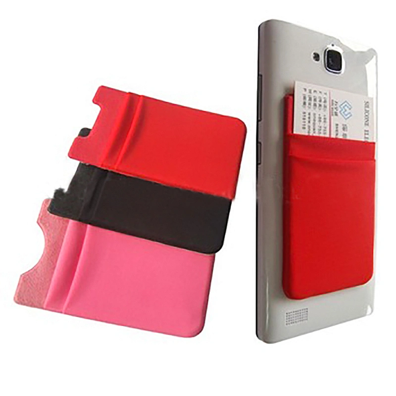 adhesive backed card holder , cell phone credit card holder