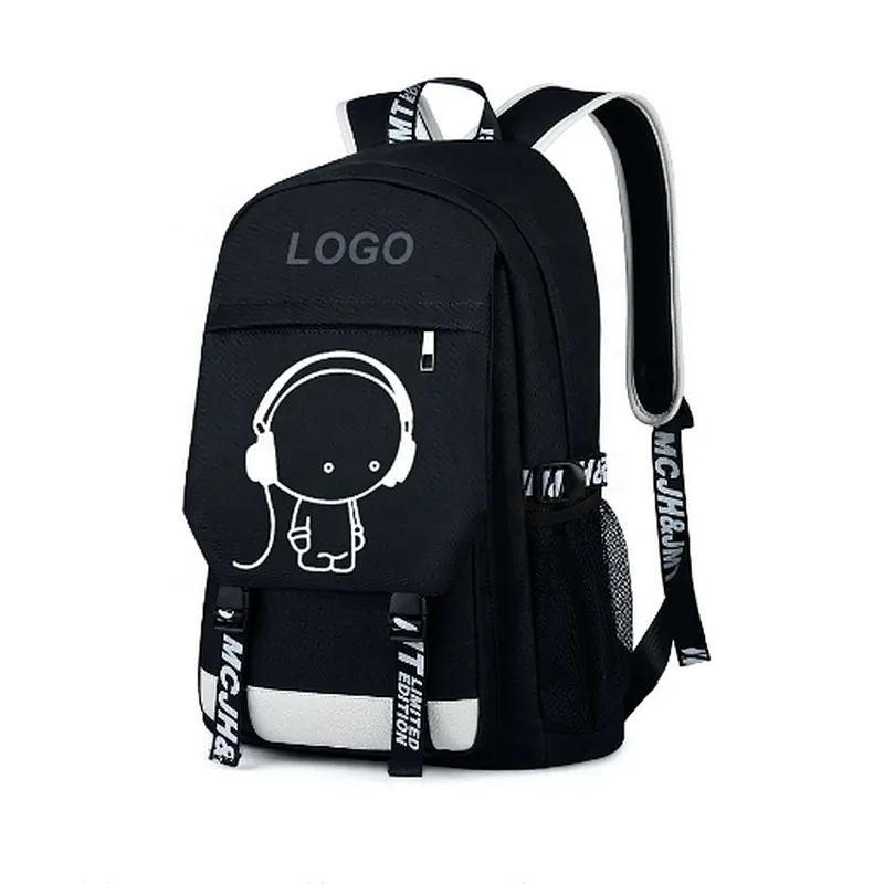 Premium school knapsack teens nylon custom school backpack for middle school