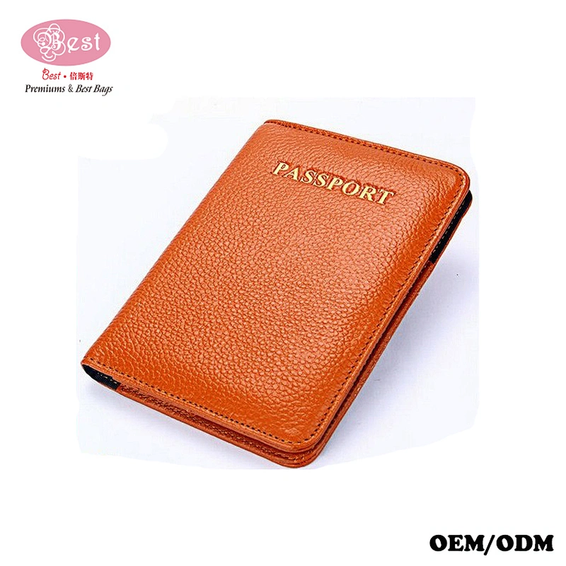 The Best Selling On Line Shopping Real Leather Passport Holder Multi Functional Passenger Travel Passport Holder Wallet