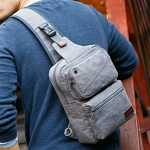 Vintage blank canvas satchel crossbody bike messenger shoulder bags for teenagers boys