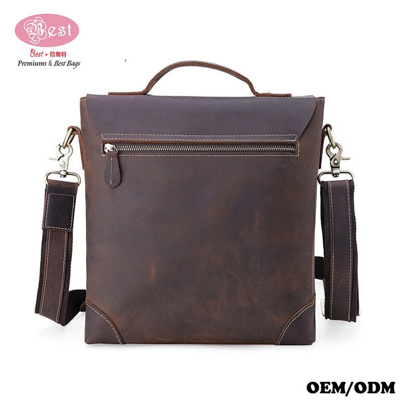 Classic Men's Business Briefcase Casual shoulder messenger bag cross body custom travel working gift daily
