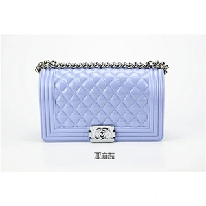 ladies korean style hand bag Women Fashion Silicon Jelly Crossbody Bag bolsas femininas Shoulder Bag with Chain
