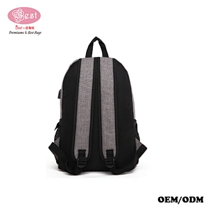 2017 Custom School Bags Trendy Laptop Backpack With USB Port