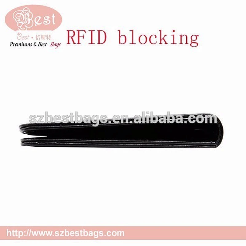 RFID signal blocking anti-radiation secure passport holder card holder wallet