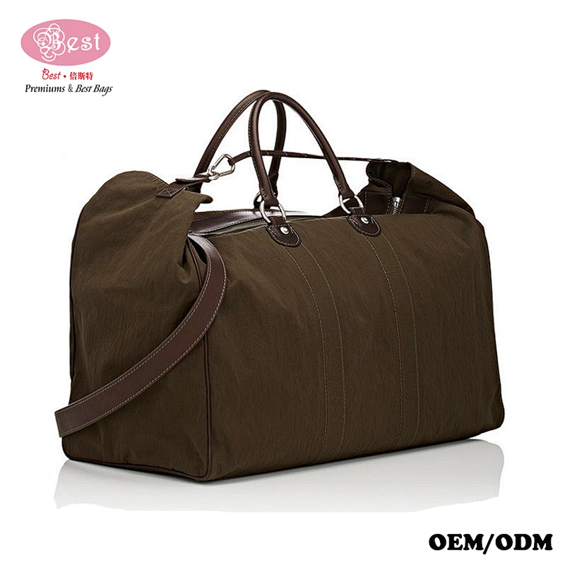 The Best Selling Stylish Canvas with Leather trim & protective feet at base Weekeder bag