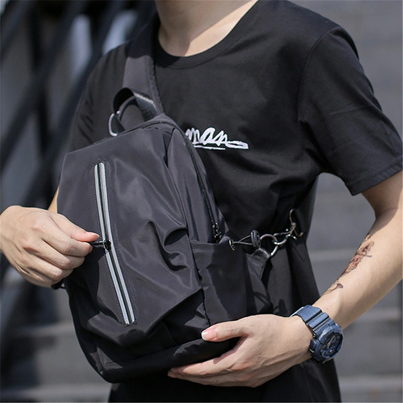 USB Charging Crossbody Chest Travel Satchels for teenagers