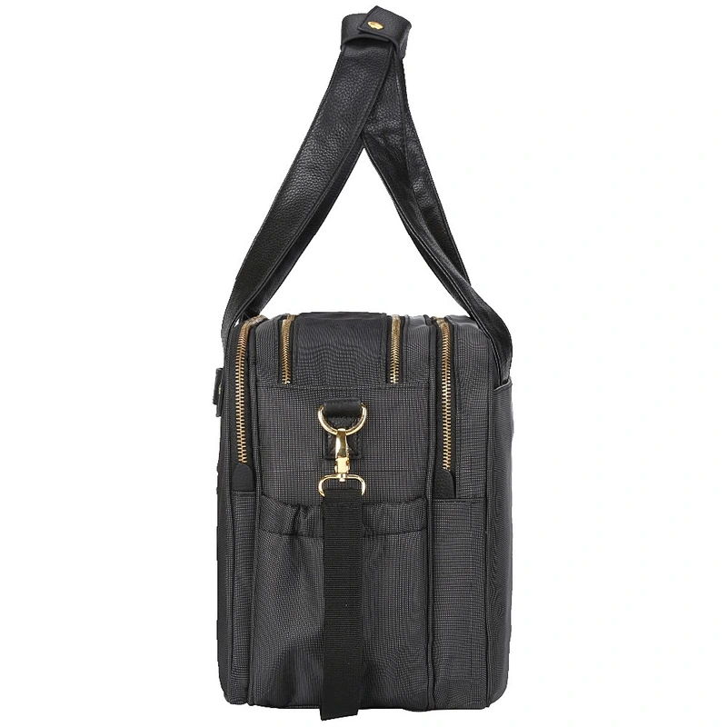 Multifunctional custom logo messenger diaper nappy bag for mommy