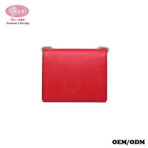 Hot Selling Fashion Designer Branded Cowhide Leather Crossbody Bag Trends Long Chain Shoulder Bag Lady Real Leather Handbags