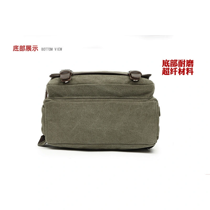 New waterproof durable big capacity  canvas shoulder backpack outdoor business bag for men for travel or office